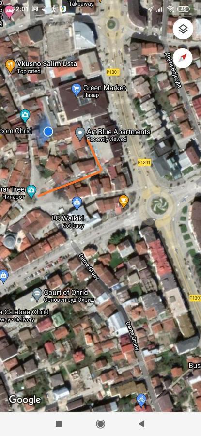 Art Blue Apartments Ochryda Zewnętrze zdjęcie